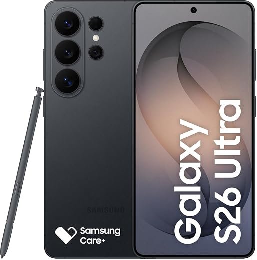 Celular Samsung Galaxy S26 Ultra 5G, 512GB, 12GB RAM, Câmera Quádrupla, Tela Grande de 6.9" - Preto | Câmera Quádrupla, Tela Grande de 6.9"