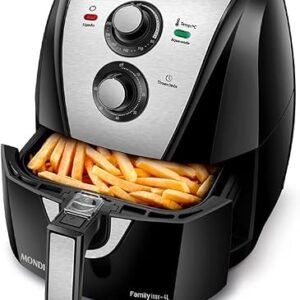 MONDIAL Fritadeira Sem Óleo Air Fryer 4L, Preto/Inox, 1500W, 220V - AFN-40-BI