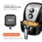 MONDIAL Fritadeira Sem Óleo Air Fryer 4L, Preto/Inox, 1500W, 110/220V – AFN-40-BI