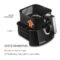 MONDIAL Fritadeira Sem Óleo Air Fryer 4L, Preto/Inox, 1500W, 110/220V – AFN-40-BI