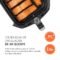 MONDIAL Fritadeira Sem Óleo Air Fryer 4L, Preto/Inox, 1500W, 110/220V – AFN-40-BI